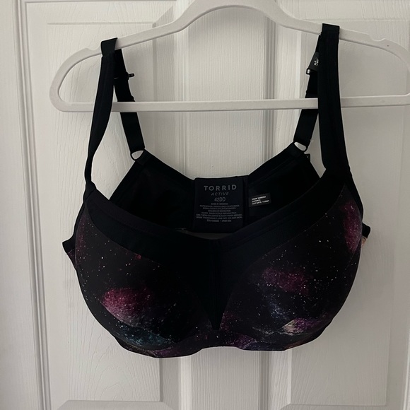 Mid Impact Underwire Print Active Sports Bra - Picture 2 of 5